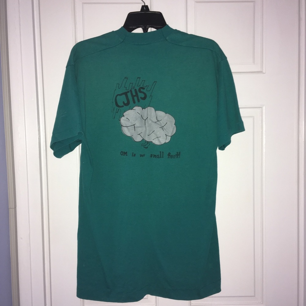 Odyssey of the Mind teal t-shirt, Large